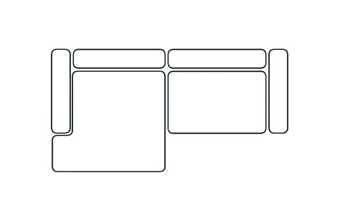 Angle gauche 6 modules