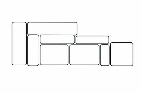 Modulaire gauche 9 modules